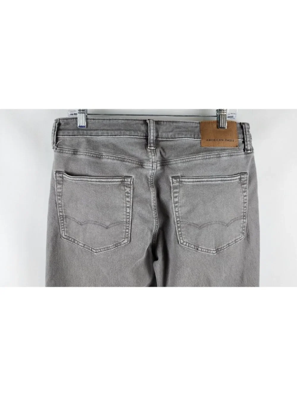 American Eagle Jeans Mens 32x34 Airflex+ Gray Stretch Denim